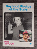 2022 Topps Heritage #341 Mike Trout