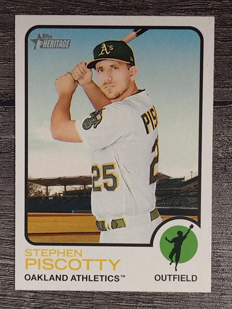 2022 Topps Heritage #342 Stephen Piscotty