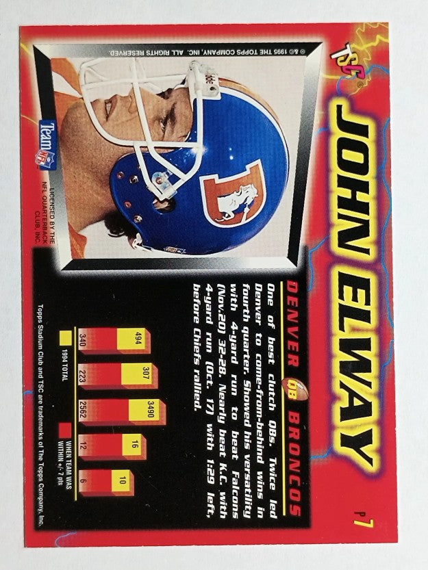 1995 Stadium Club Power Surge #P7 John Elway