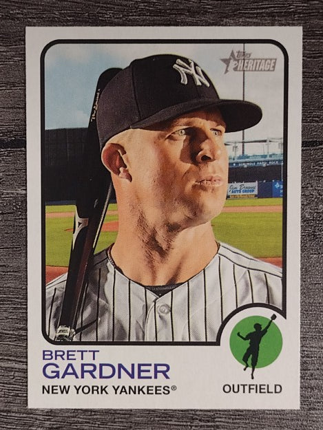 2022 Topps Heritage #349 Brett Gardner