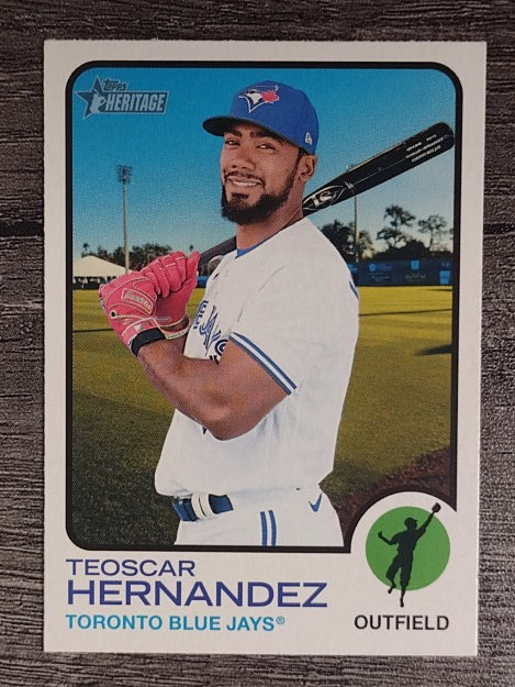 2022 Topps Heritage #357 Teoscar Hernandez