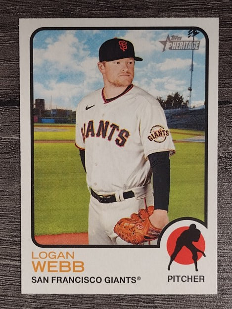 2022 Topps Heritage #358 Logan Webb