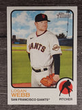 2022 Topps Heritage #358 Logan Webb