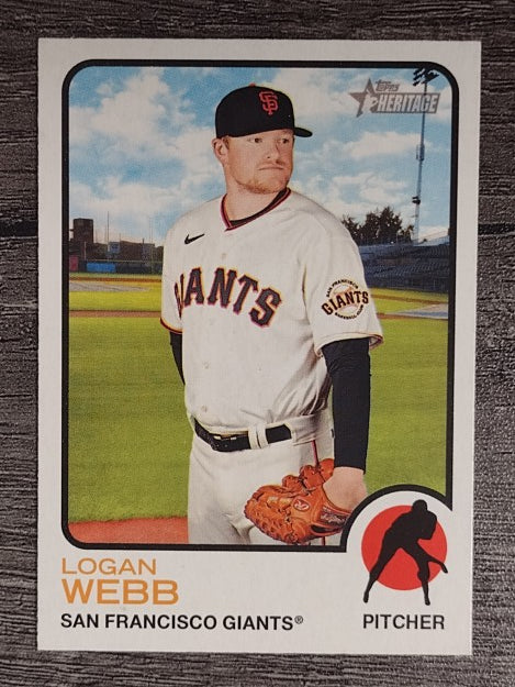 2022 Topps Heritage #358 Logan Webb