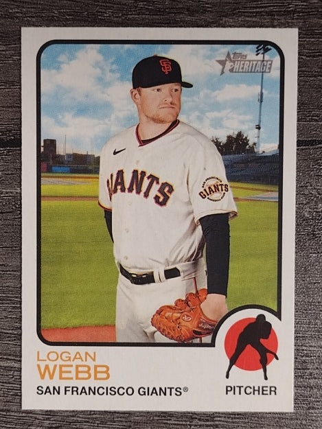 2022 Topps Heritage #358 Logan Webb