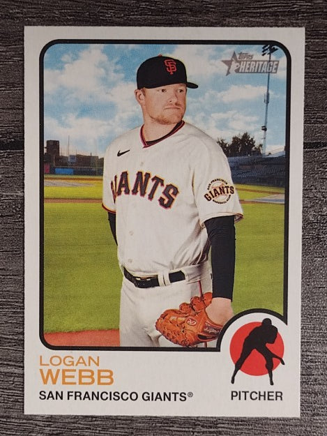 2022 Topps Heritage #358 Logan Webb