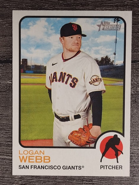 2022 Topps Heritage #358 Logan Webb