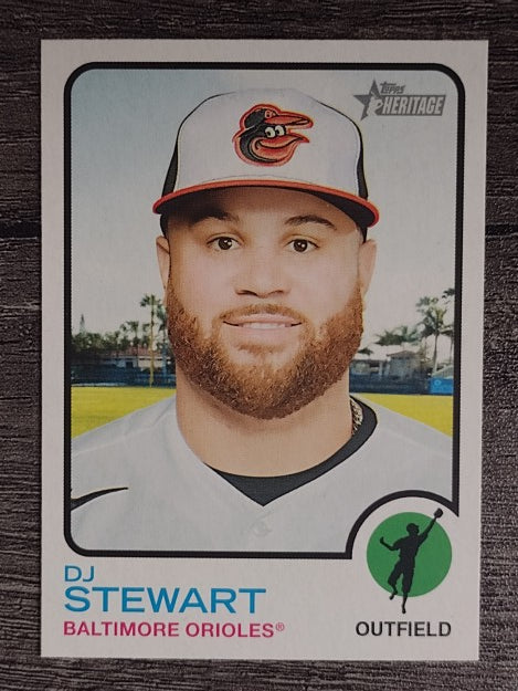 2022 Topps Heritage #362 DJ Stewart