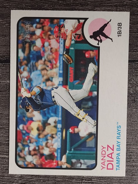 2022 Topps Heritage #363 Yandy Diaz