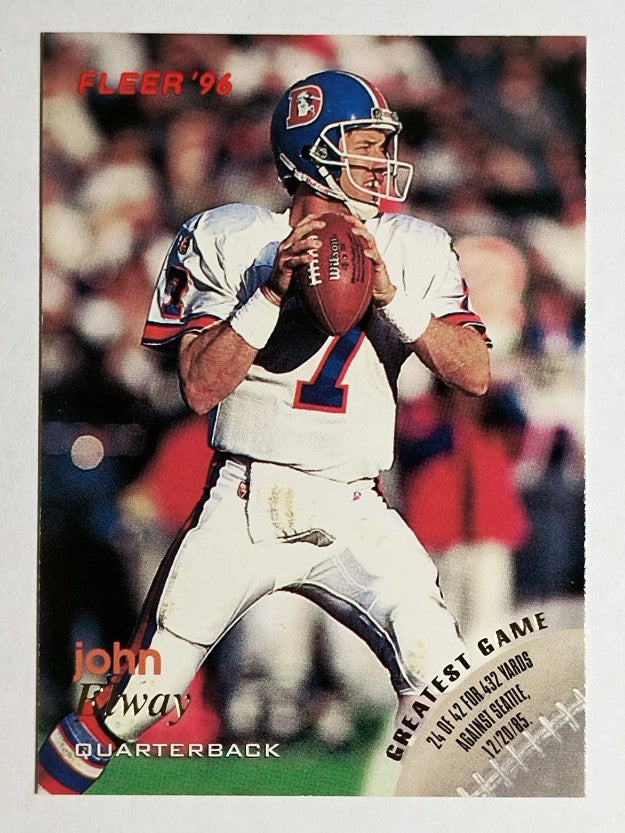 1996 Fleer #40 John Elway