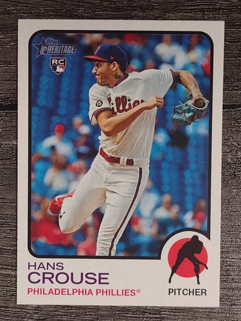 2022 Topps Heritage #377 Hans Crouse RC