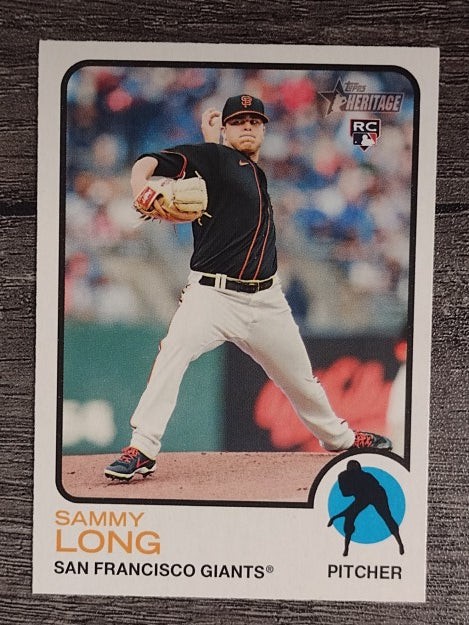 2022 Topps Heritage #379 Sammy Long RC