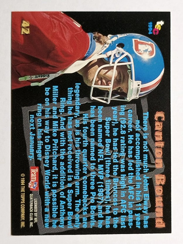1994 Stadium Club Members Only 50 #42 John Elway