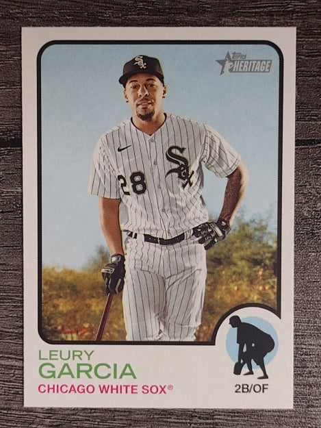 2022 Topps Heritage #380 Leury Garcia