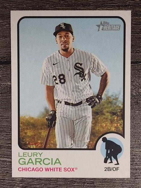2022 Topps Heritage #380 Leury Garcia