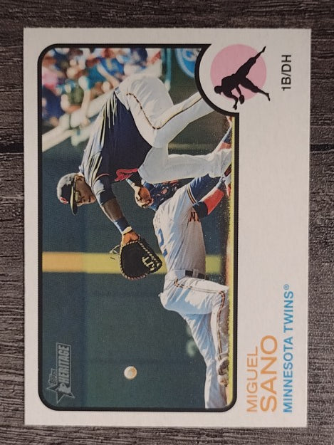 2022 Topps Heritage #384 Miguel Sano
