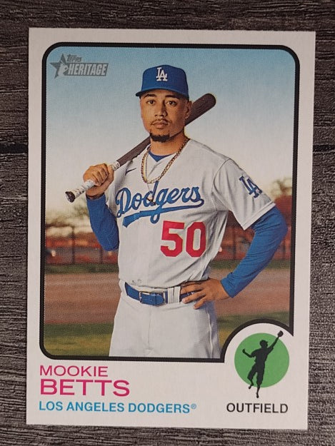 2022 Topps Heritage #386 Mookie Betts