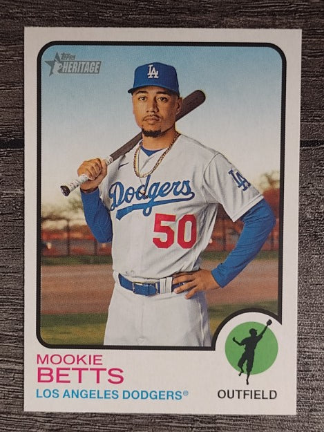 2022 Topps Heritage #386 Mookie Betts