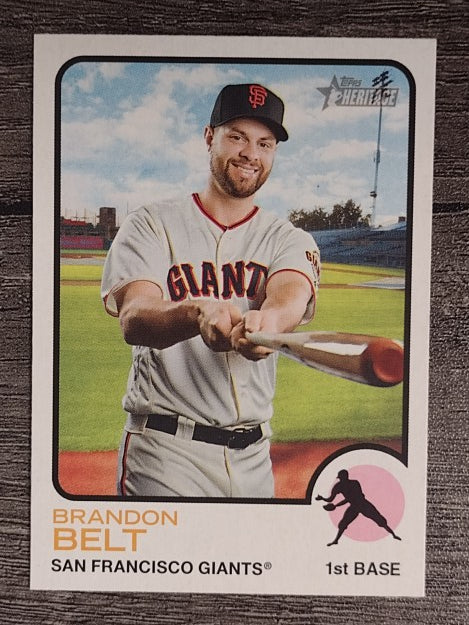2022 Topps Heritage #388 Brandon Belt