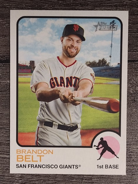 2022 Topps Heritage #388 Brandon Belt