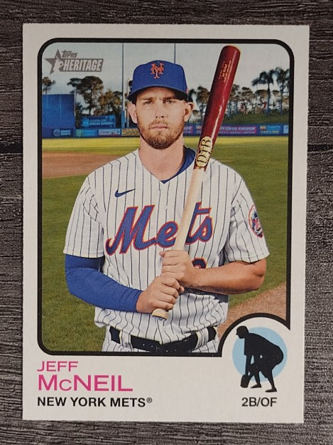 2022 Topps Heritage #389 Jeff McNeil
