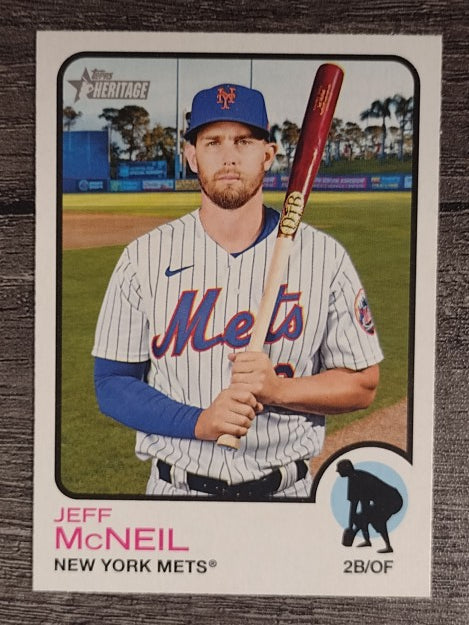 2022 Topps Heritage #389 Jeff McNeil