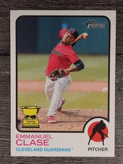 2022 Topps Heritage #394 Emmanuel Clase