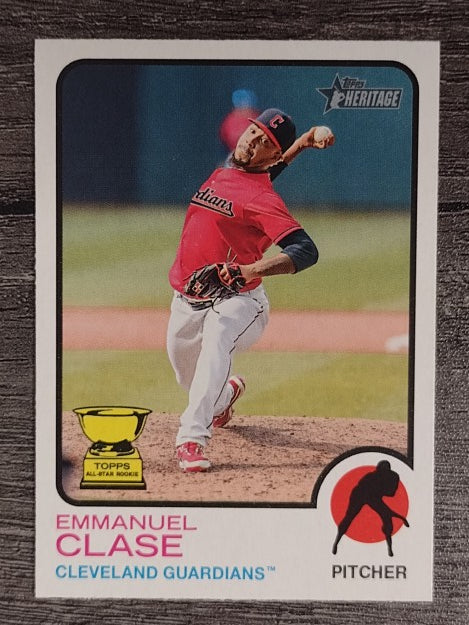 2022 Topps Heritage #394 Emmanuel Clase