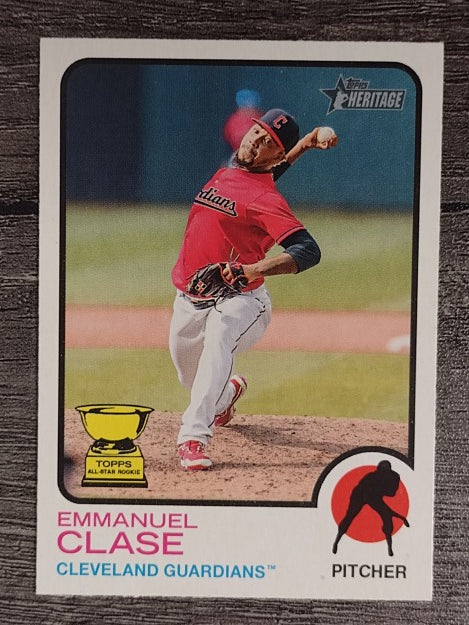 2022 Topps Heritage #394 Emmanuel Clase