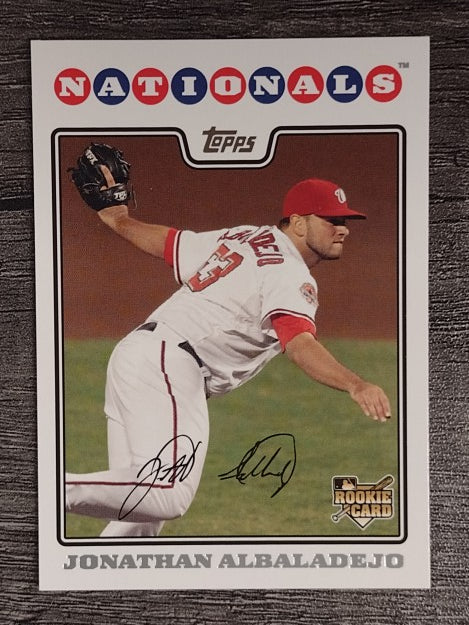 2008 Topps #103 Jonathan Albaladejo RC