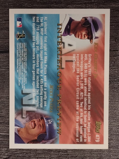 1998 Topps #479 Mike Piazza/Ken Griffey Jr. IL