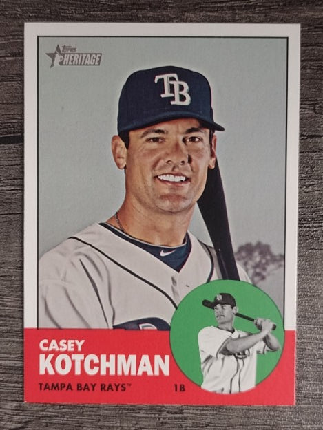 2012 Topps Heritage #487 Casey Kotchman SP