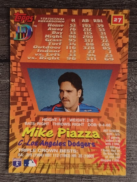 1995 Topps D3 #27 Mike Piazza