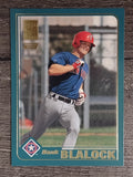 2001 Topps Traded #T214 Hank Blalock RC