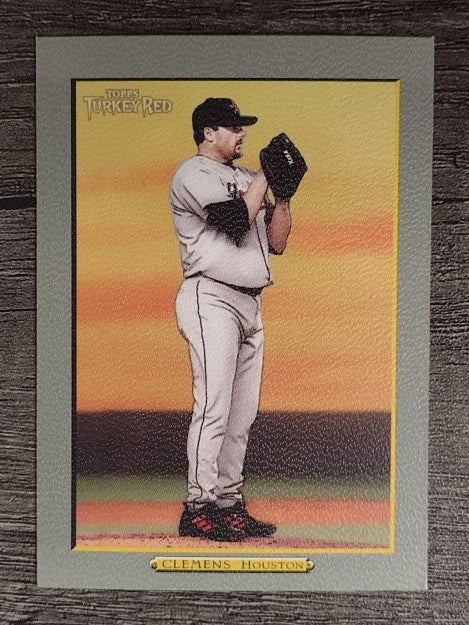 2005 Topps Turkey Red #5B Roger Clemens Yellow Sky SP