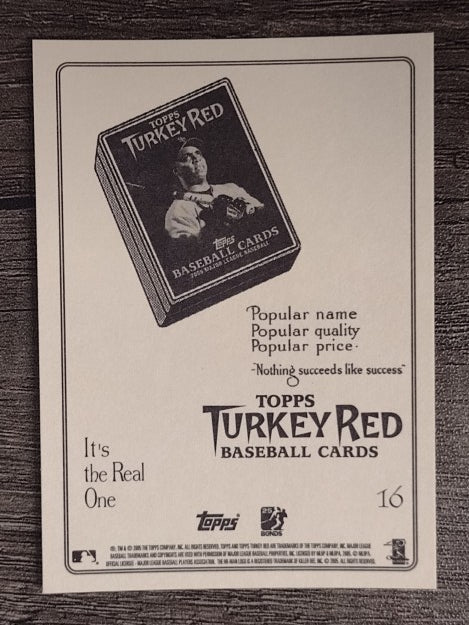 2005 Topps Turkey Red #16A Mike Piazza Blue Uni SP