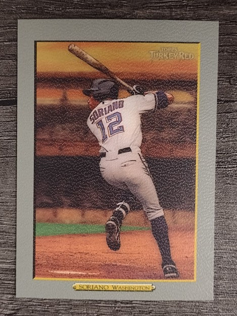 2006 Topps Turkey Red #501A Alfonso Soriano Nats SP