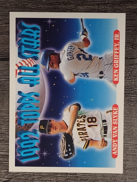 1993 Topps #405 Andy Van Slyke/Ken Griffey Jr. AS
