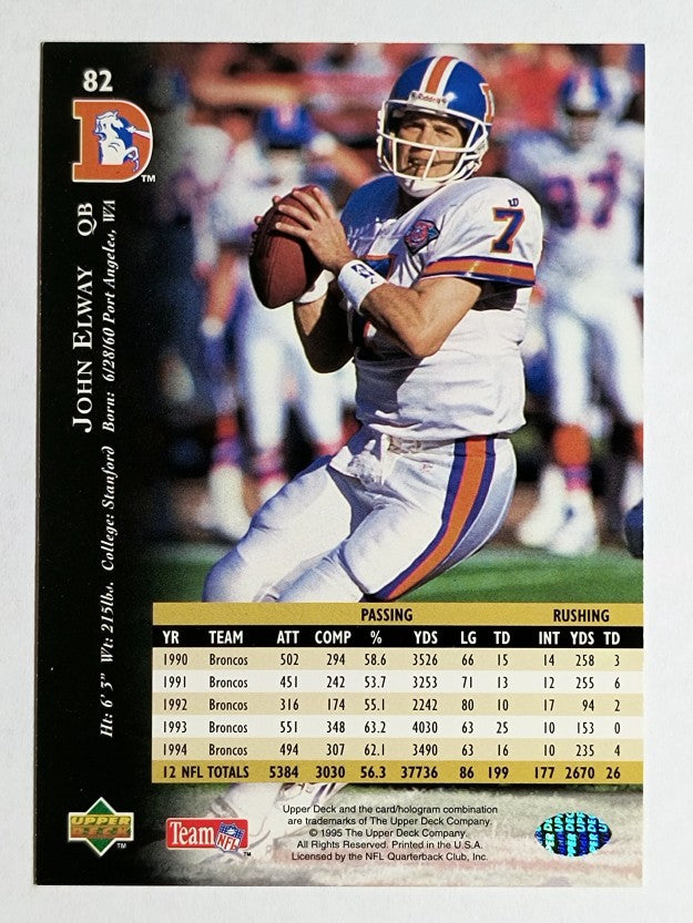 1995 Upper Deck #82 John Elway