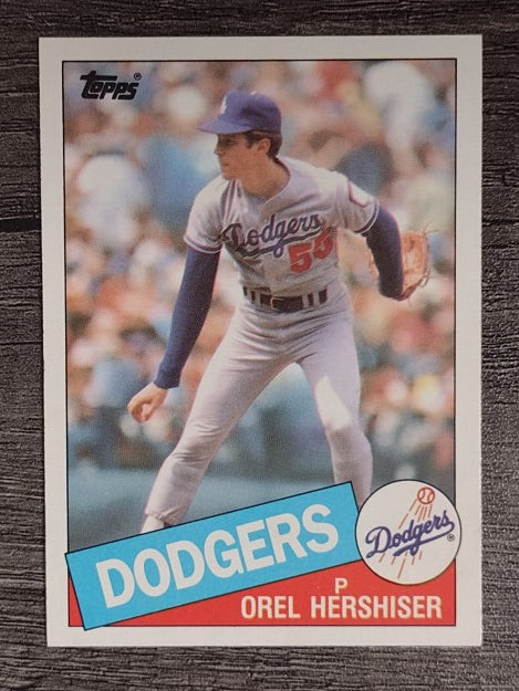 1985 Topps #493 Orel Hershiser RC