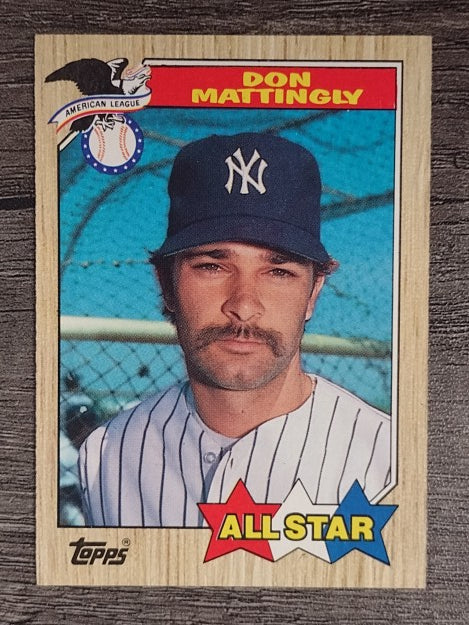 1987 Topps #606A Don Mattingly AS NoTM