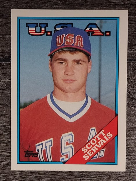 1988 Topps Traded #106T Scott Servais OLY XRC