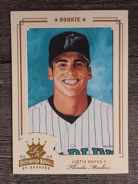 2003 Diamond Kings Bronze Foil #157 Justin Wayne ROO