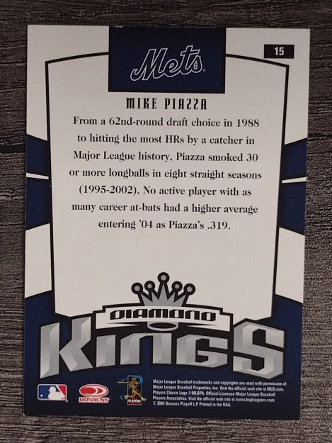 2005 Donruss #15 Mike Piazza DK (NM)