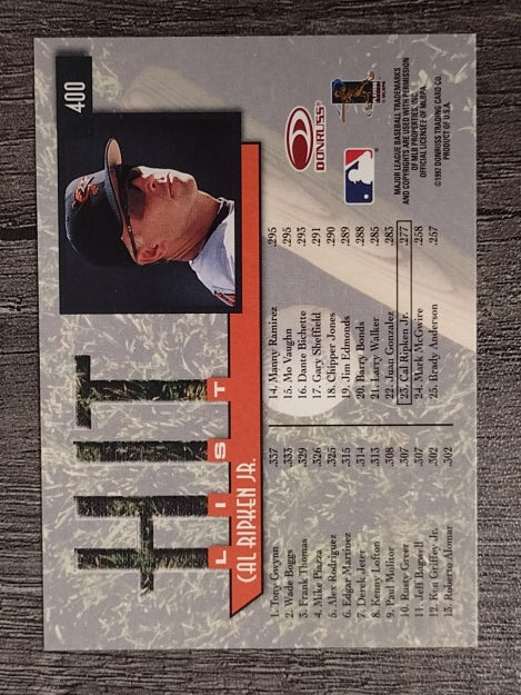 1997 Donruss #400 Cal Ripken HIT