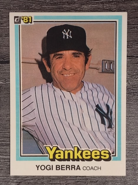 1981 Donruss #351 Yogi Berra CO