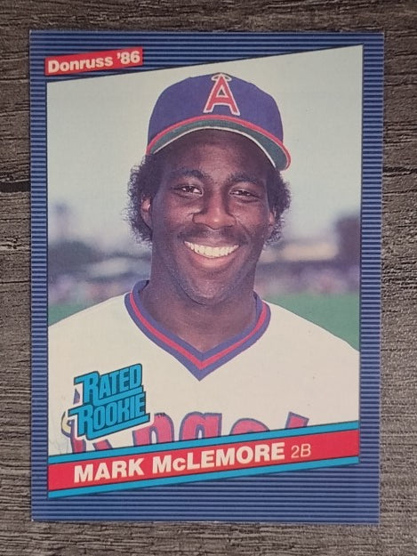1986 Donruss #35 Mark McLemore RC