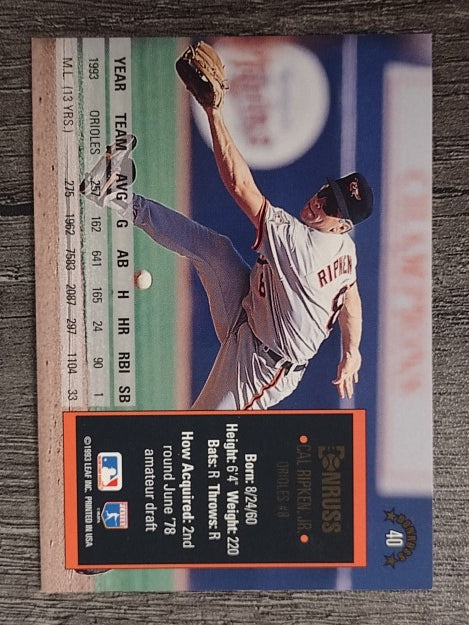 1994 Donruss #40 Cal Ripken