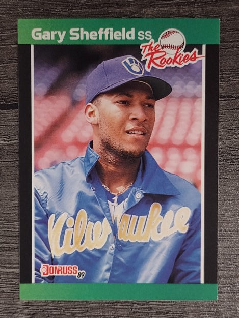 1989 Donruss Rookies #1 Gary Sheffield (NM)