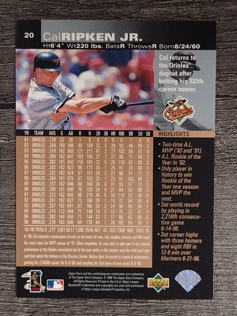 1997 Upper Deck #20 Cal Ripken (NM)